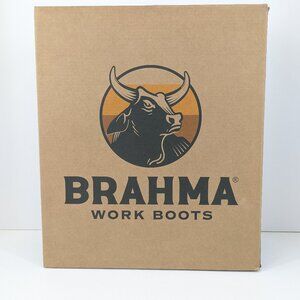 Brahma Work Boots Escott Men's USA 7W Black Oil Resistant Slip Resistant New